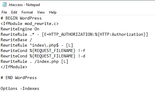 htaccess